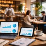 Negocio de hostelería y restauración con enfoque en branding y estrategia de marketing digital en un entorno profesional.
