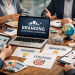 Reunión de estrategia de branding para entidades del sector público y asociaciones con enfoque en reputación de marca y marketing digital