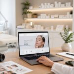 Clínica de medicina estética y salud privada con imagen de marca profesional y enfoque de diseño gráfico estratégico