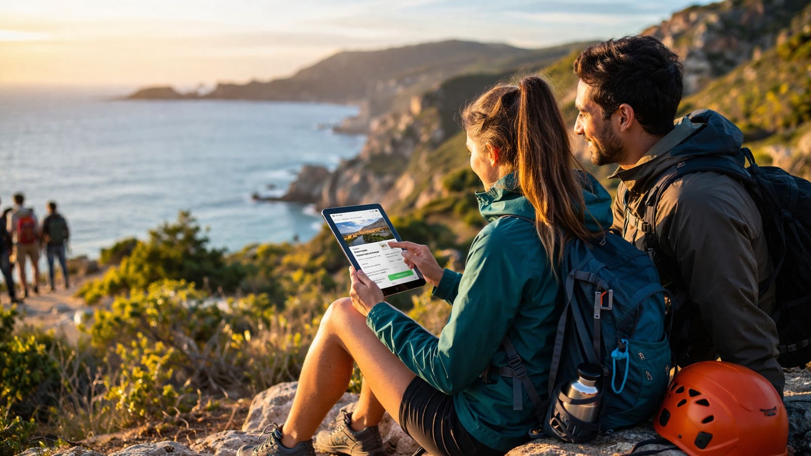 Imagen destacada de turismo activo y experiencias con enfoque en tienda online, marca digital y reservas online